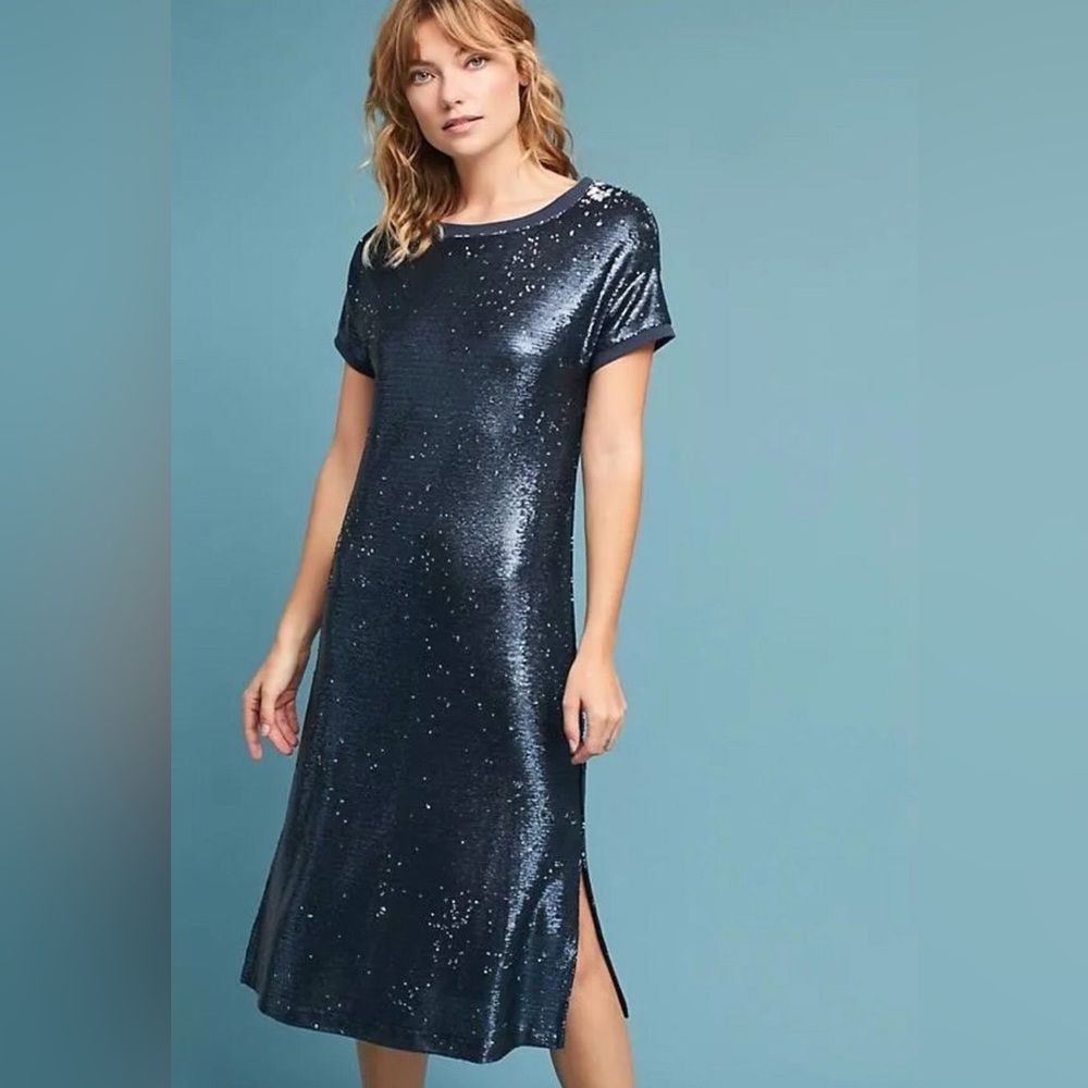 Moulinette Soeurs Interstellar Sequin Midi Dress
